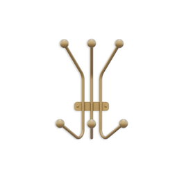 Wallity Ant-A Gancho de pared metálico Dorado
